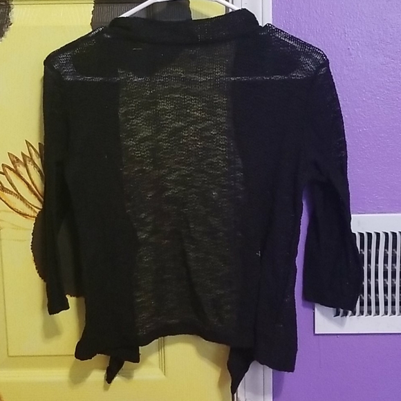 Black thin cardigan - Picture 2 of 2